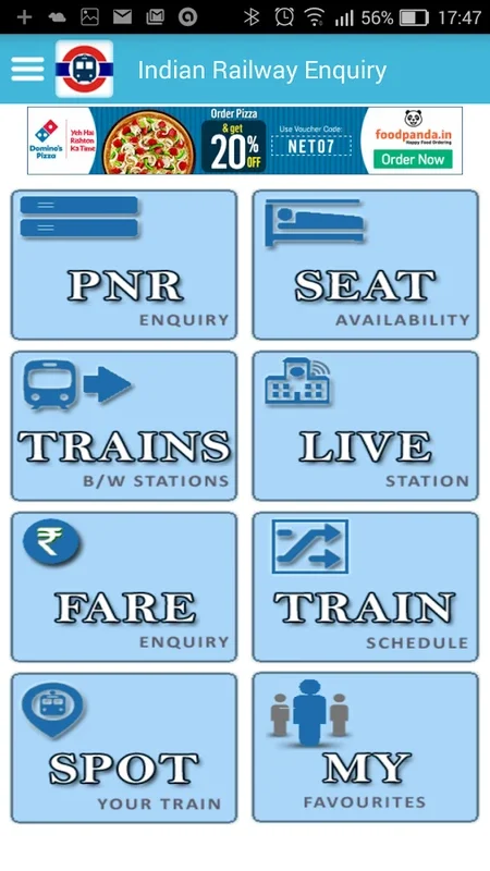 Indian Railway Enquiry for Android - Real-Time Train Info