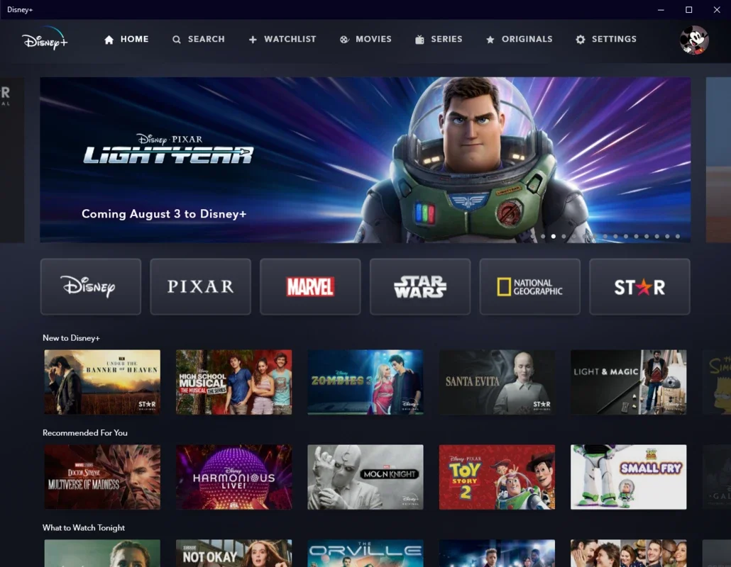 Disney+ for Windows: Stream Movies & Shows