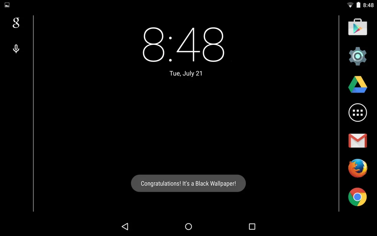 Pitch Black Wallpaper for Android - Sleek and Battery-Saving