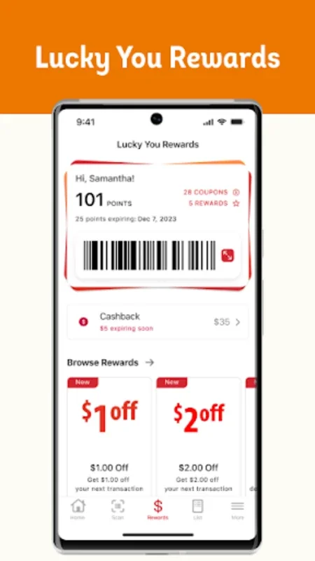 lucky for Android - Elevate Your Grocery Shopping