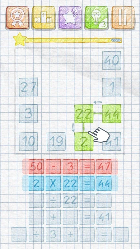 Scribble Play with math for Android - Fun Math Game