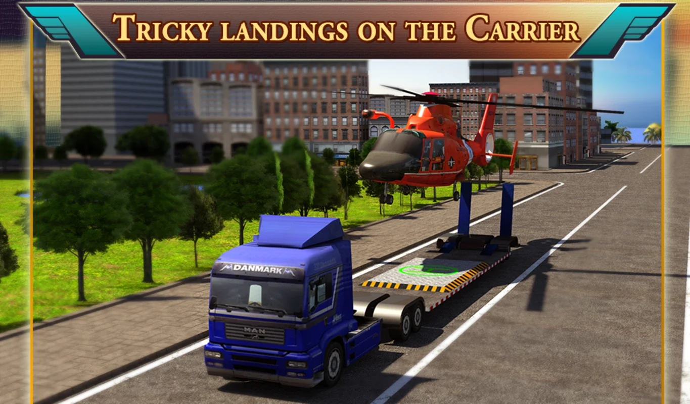 Helicopter Landing 3D for Android - Thrilling Rescue Simulator