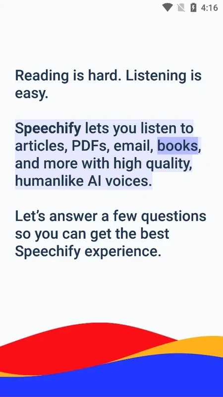 Speechify for Android: Listen to Any Text Effortlessly