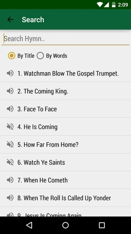 Christ In Song for Android - A Multilingual Hymnal for Spiritual Enrichment