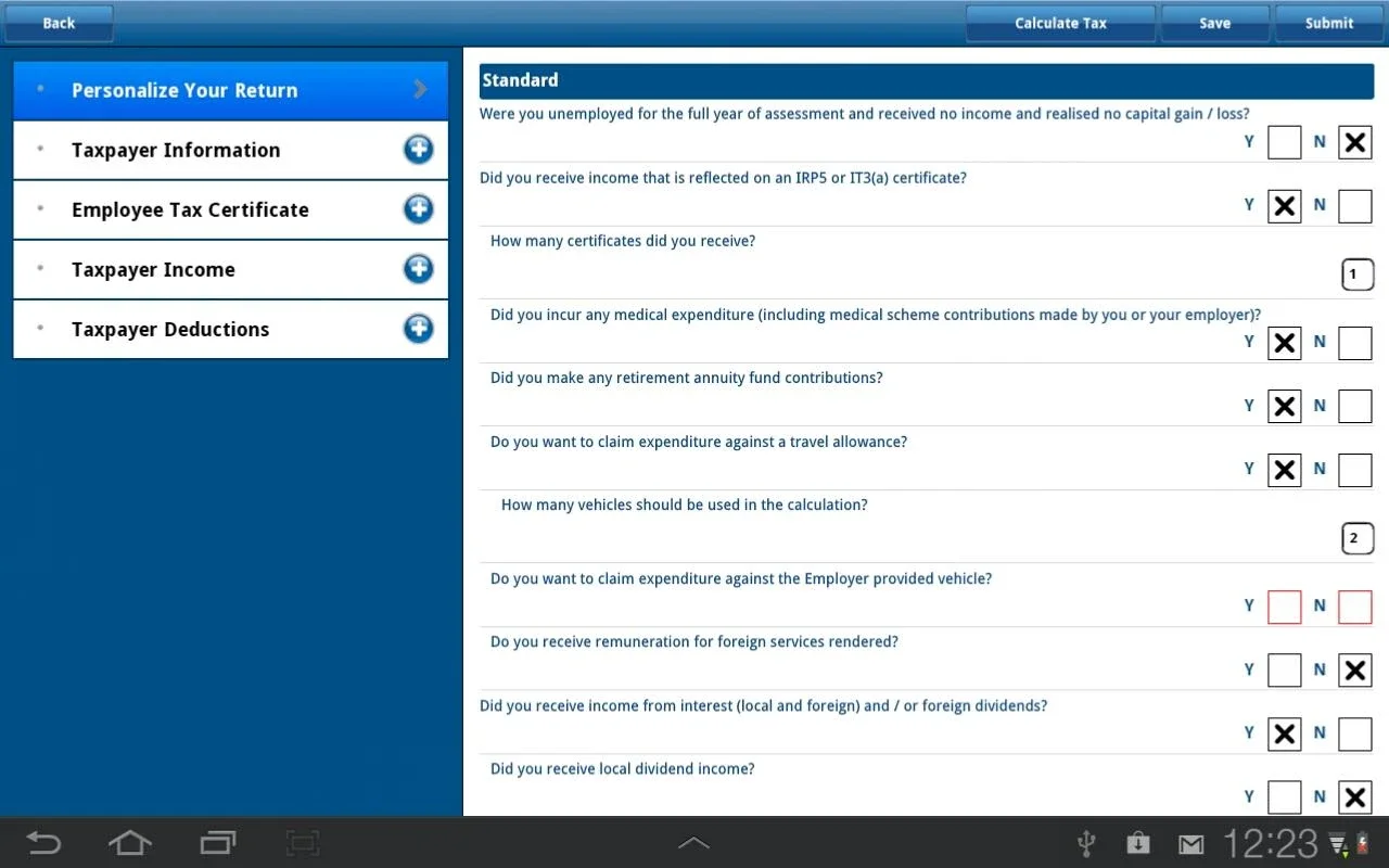 SARS eFILING for Android - Manage Tax Returns on the Go