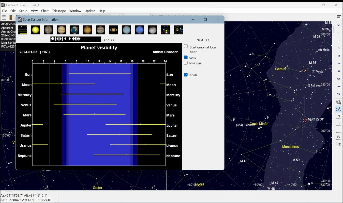 SkyChart for Windows: Immersive Stargazing Experience