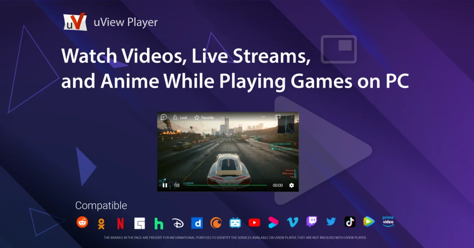 uView Player for Windows - A Free Floating Media Player