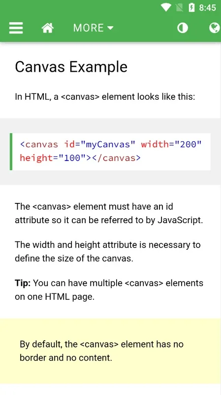 W3schools for Android - Access Programming Tutorials