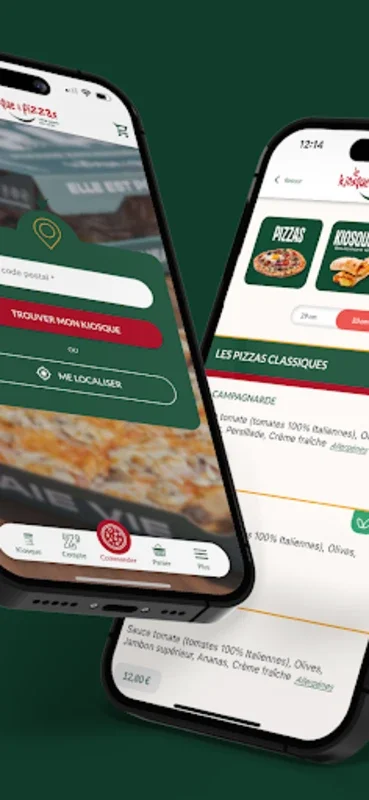 Le Kiosque à Pizzas for Android - Order Pizzas with Ease