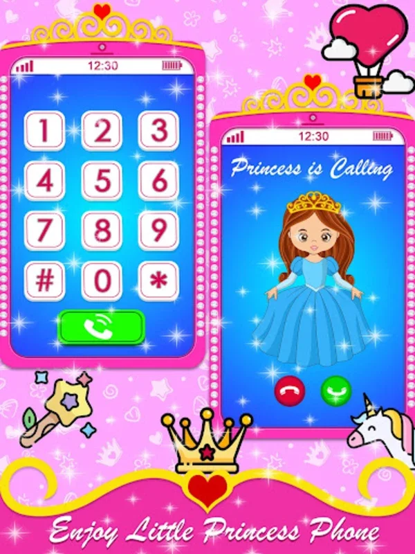 Girl Baby Phone for Toddler on Android: Enchanting Educational Fun