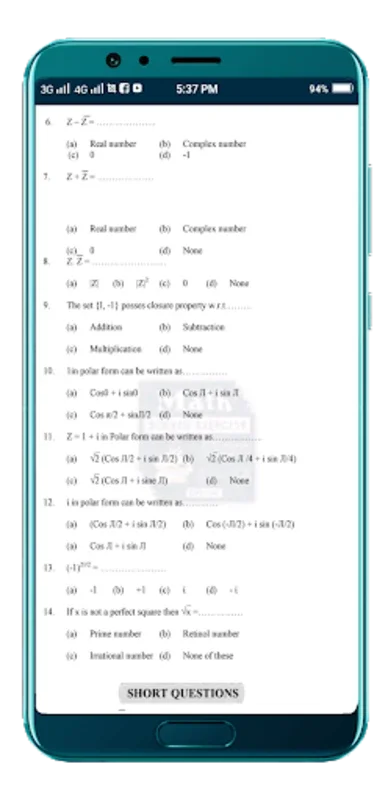 Math Notes (FSC, ICS) Offline for Android - Comprehensive Math Aid