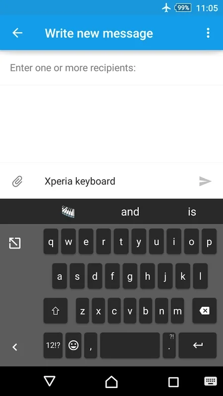 Teclado Xperia: The Official Android Keyboard for Xperia Devices