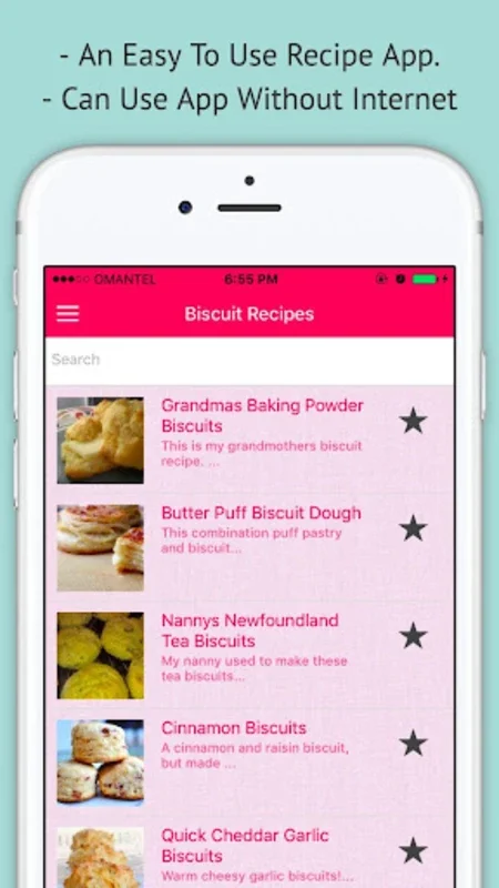 Biscuit Recipes for Android: Diverse Baking Ideas