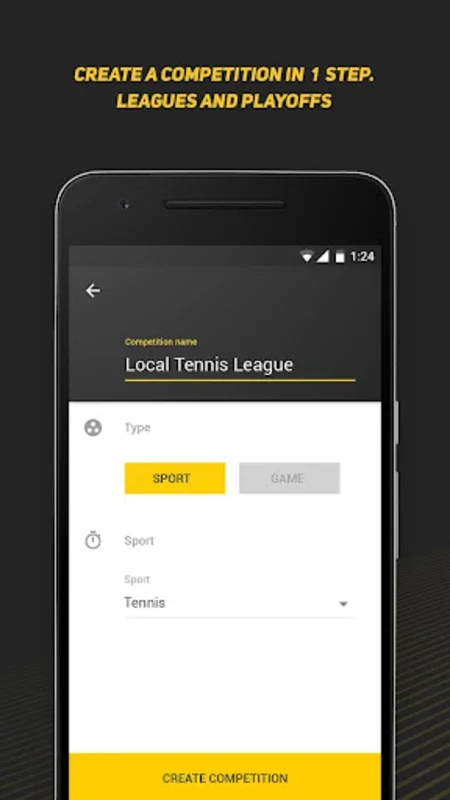 Manager miLeyenda for Android: Effortless Sports Tournament Management