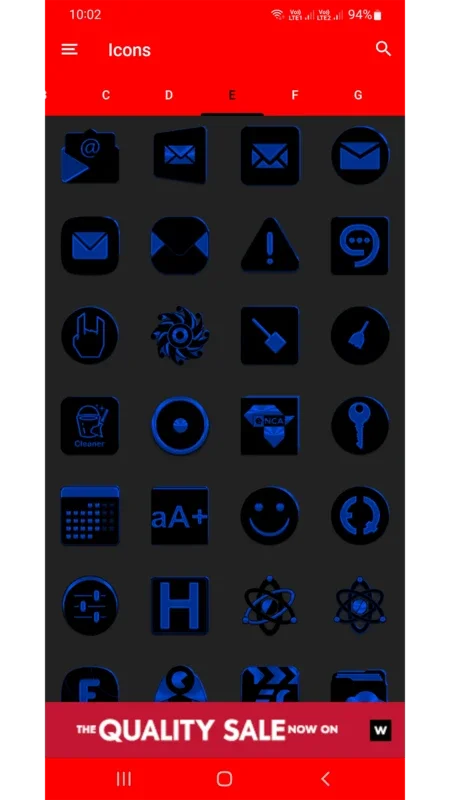 Black and Blue Icon Pack Free for Android: Enhance Your Device