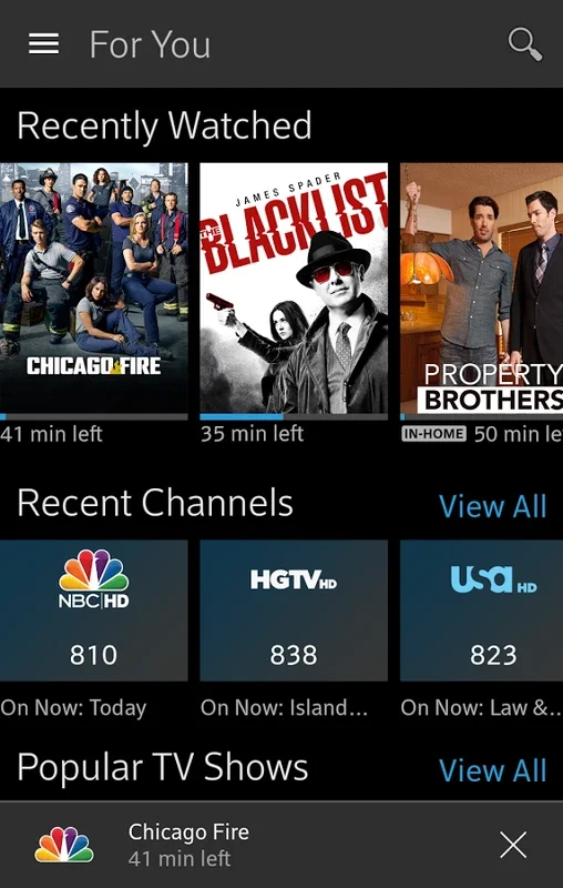 Xfinity TV for Android: Unbeatable TV Programming