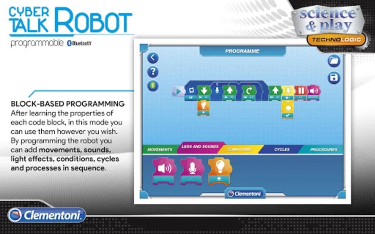 Cyber Talk for Android: Engaging Robot Coding Fun