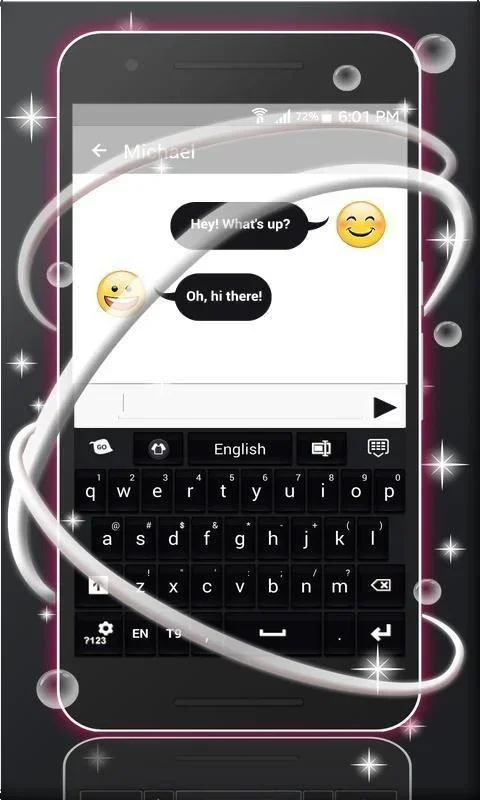 Simple Keyboard Black for Android - Elegant Dark Theme for Keyboards