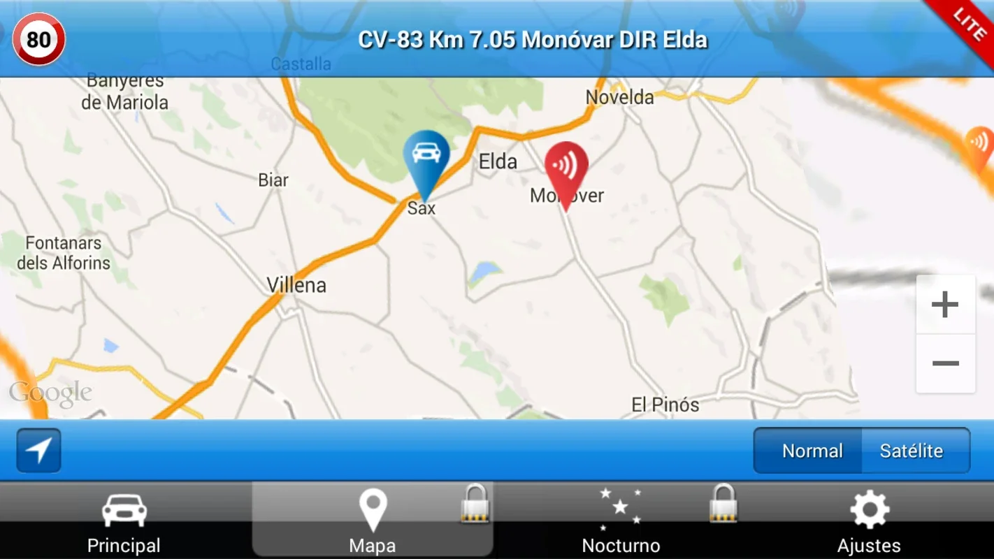 Radares Lite for Android: Ensuring Safe Driving in Spain