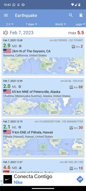 Earthquake for Android - Track Global Seismic Activity