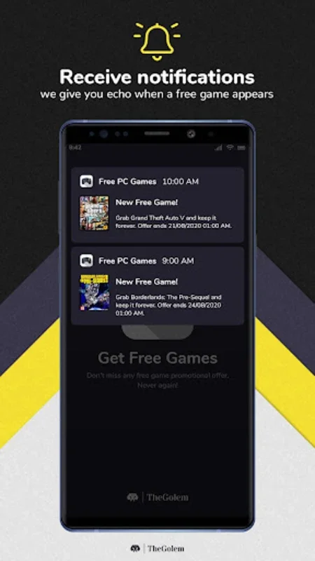 Giveaway PC Games Radar Alert for Android - Unlock Free Gaming