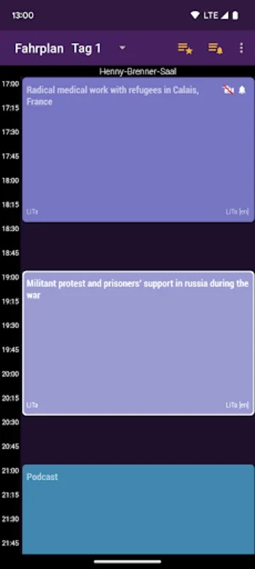 Datenspuren 2023 Fahrplan for Android - Efficient Symposium Scheduler