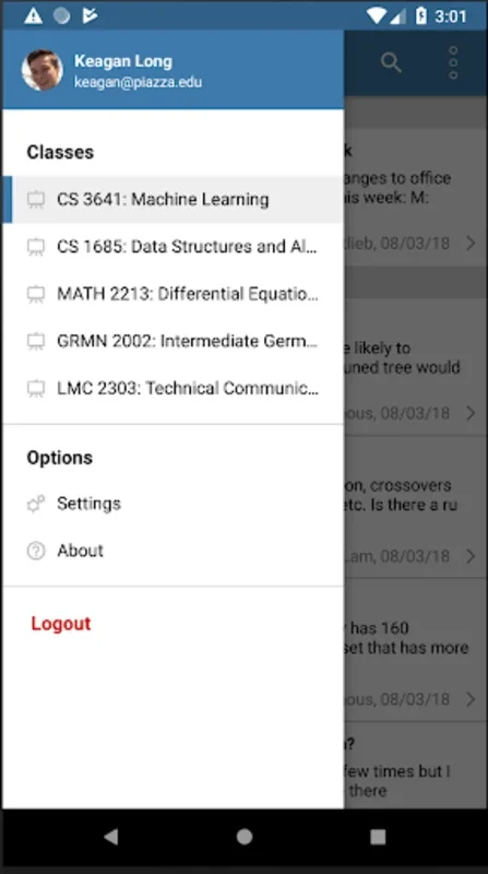 Piazza for Android - Streamline Academic Interaction