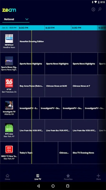 Zeam for Android - Stay Informed with Local TV