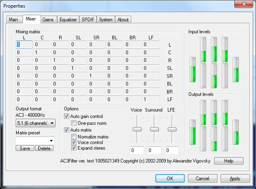 AC3Filter for Windows - Enhance Video Sound