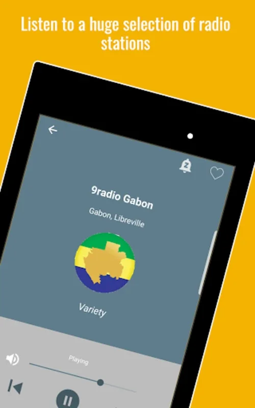 Gabon Radio Live for Android - Stream Gabonese Radio