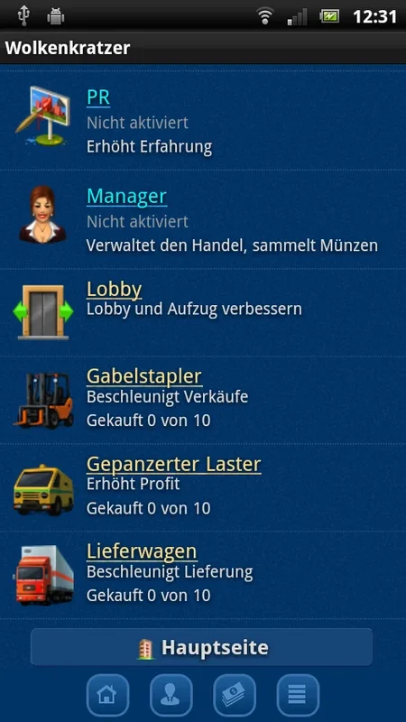 Wolkenkratzer for Android: Build Unlimited Skyscrapers