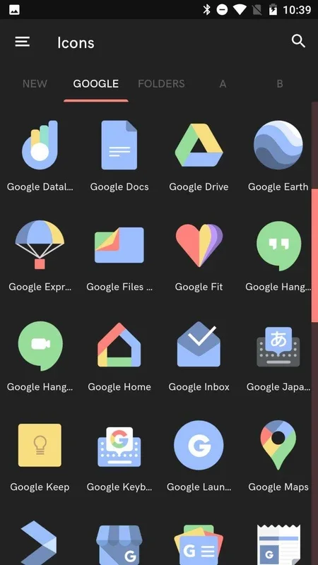 Delta - Icon Pack for Android: Transform Your Icons