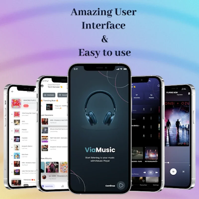 ViaMusic Offline Music Player for Android - Stream & Download Music