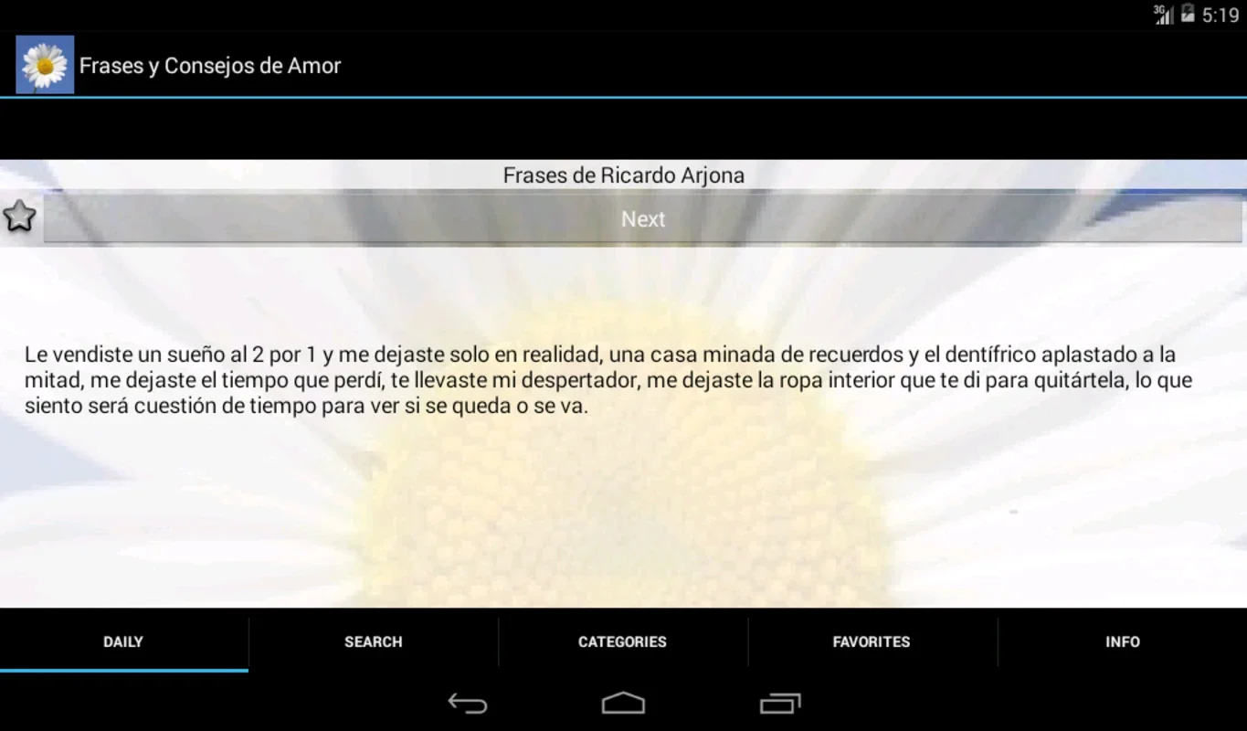 Frases Amor for Android - Express Love with Quotes