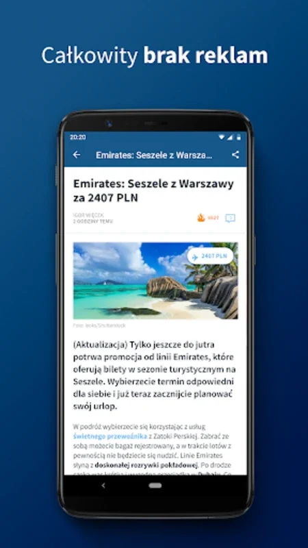 Fly4free.pl - tanie loty for Android: Find Best Travel Deals