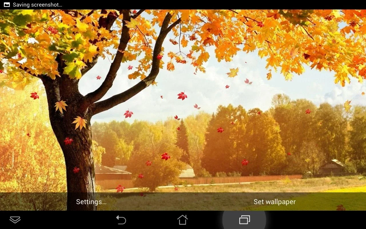 Falling Leaves Live Wallpaper for Android - Immerse in Autumn