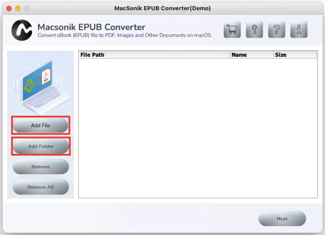 MacSonik EPUB Converter for Mac - Convert EPUB Easily