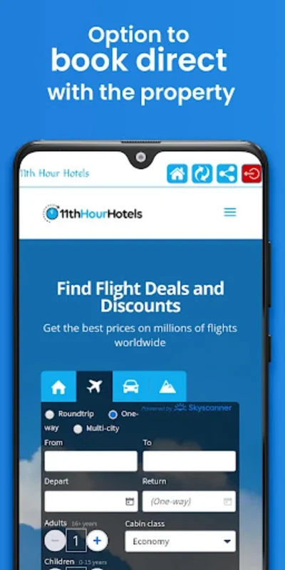 11th Hour Hotels for Android - Find Last-Minute Deals