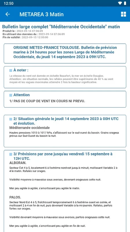 Météo France for Android - Accurate Weather Forecasts