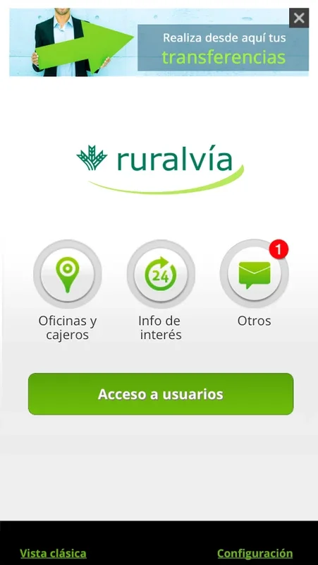 Ruralvia for Android: Simplify Account Management