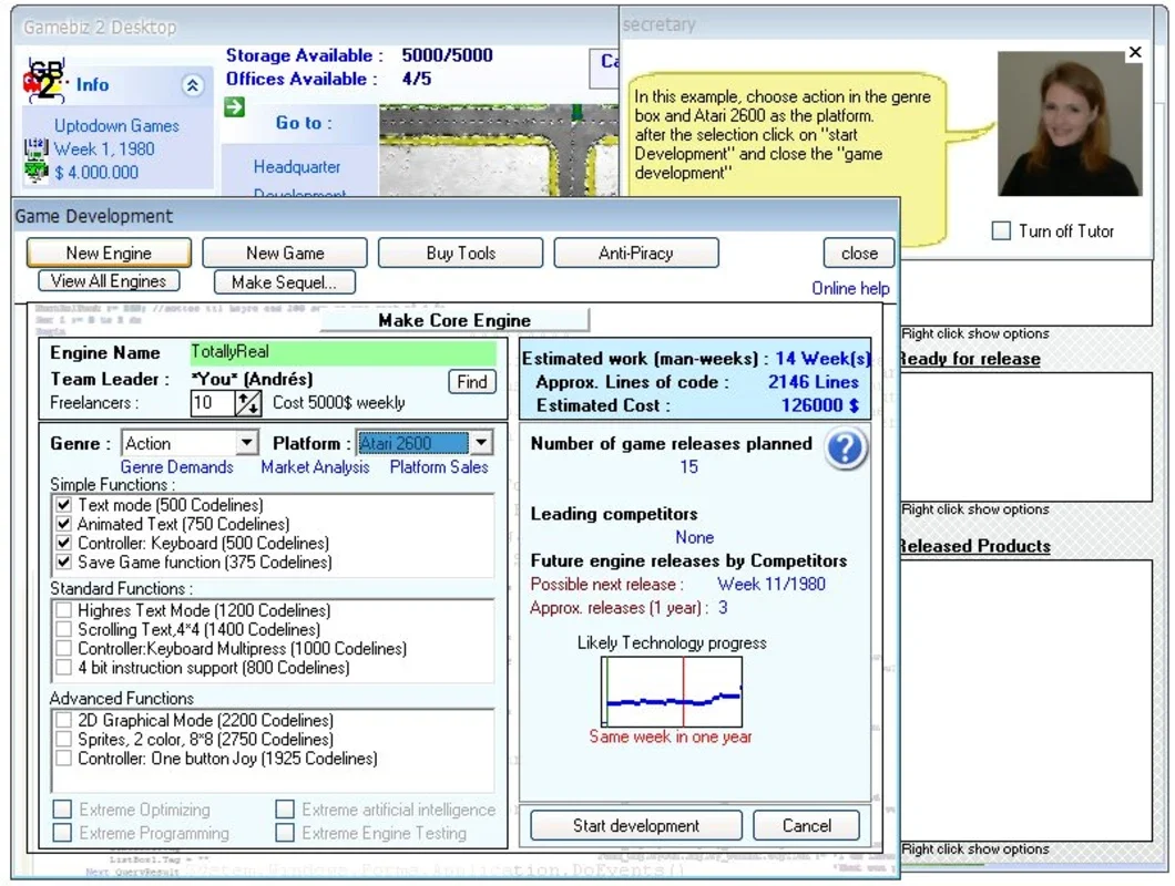 Gamebiz II for Windows - Immersive Strategy Experience