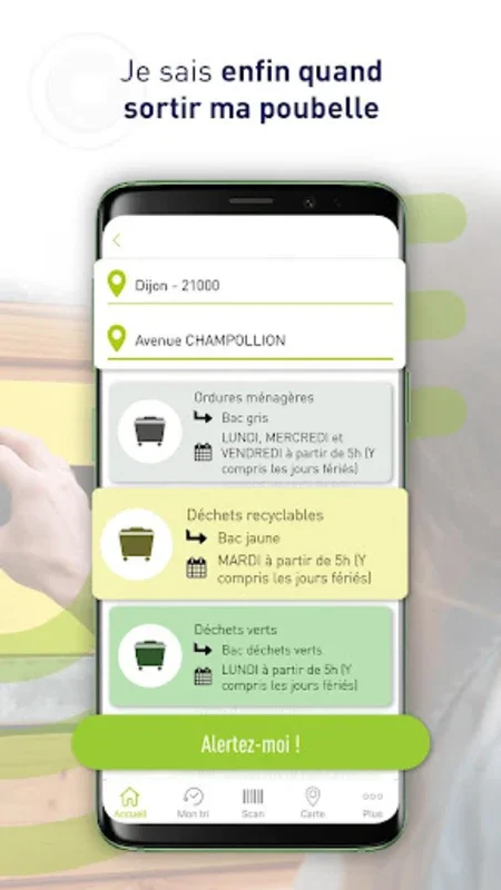 Mon service déchets - aide au for Android: Eco-Friendly Waste Management