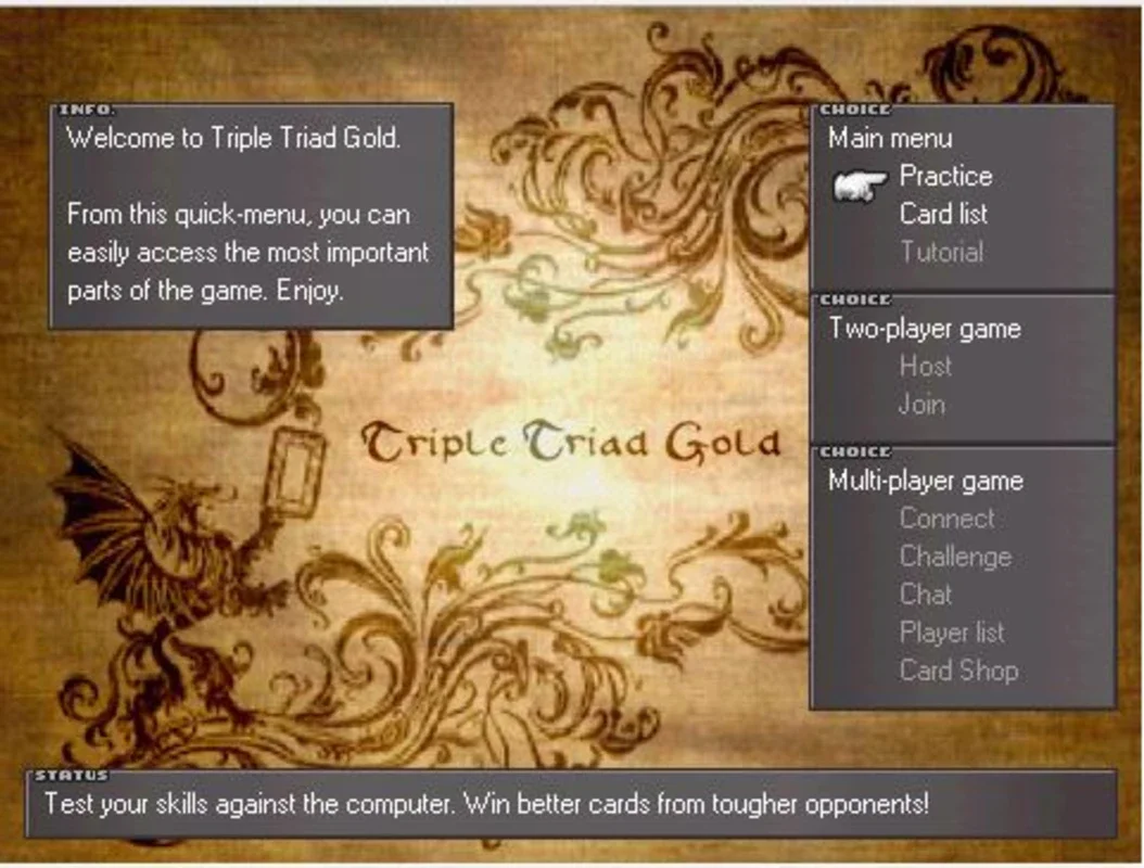 Triple Triad Gold for Windows - Engaging Card Game