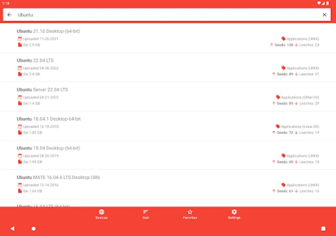 Torrent Search Revolution for Android - Find and Download Torrents Easily