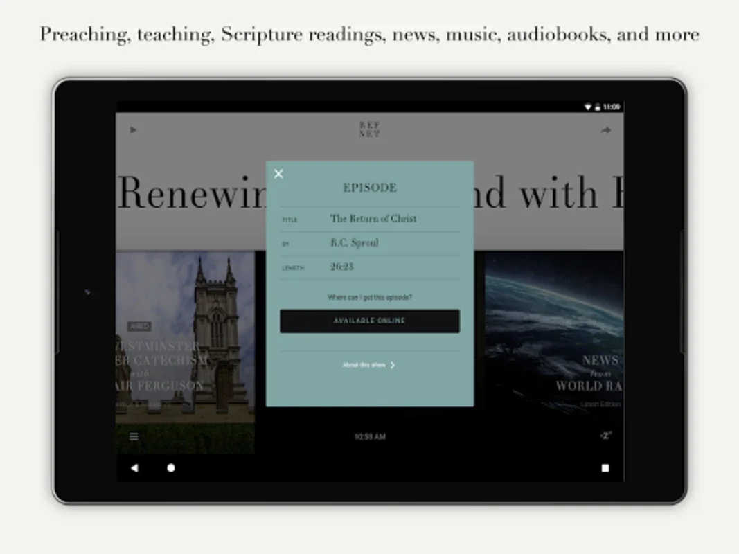 Refnet for Android - Enriching Christian Radio