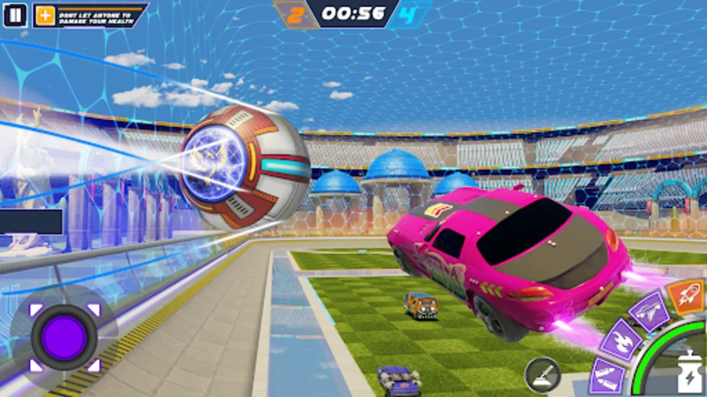 Rocket car: car ball games for Android - Immerse in High-Speed Car Soccer