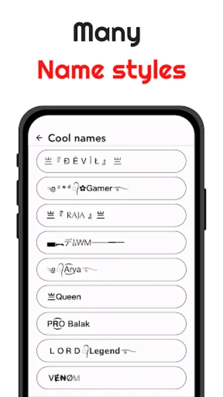 Nickname fire : name style app for Android - No Downloading Required