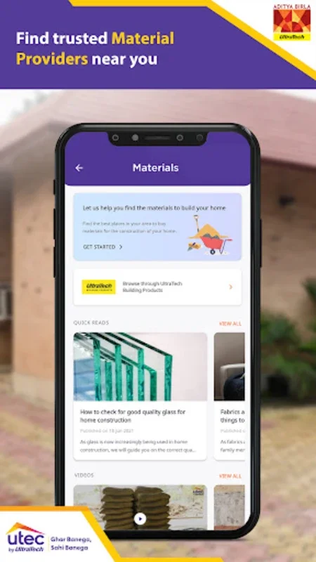 Utec - Home Building Solutions for Android: Streamline Your Project