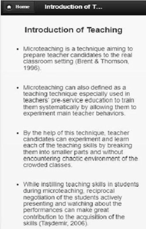 micro teaching and pedagogy for Android: Enhance Teaching Skills