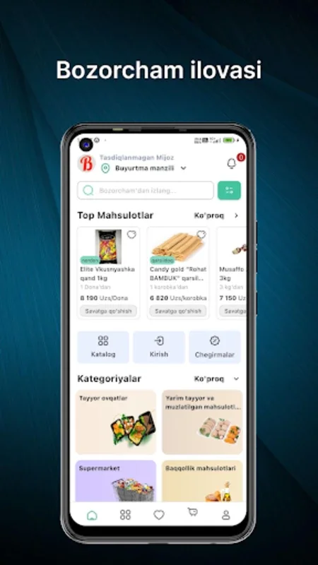 Bozorcham for Android - Shop Seamlessly with Prompt Delivery